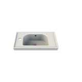 Turkuaz Seramik 50x28 cm Soldan Delik Turkuaz Cerastyle Frame Etajer Uyumlu Lavabo