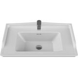 Turkuaz Seramik 80x48 cm Turkuaz Cerastyle Kapadokya Etajer Uyum Damlalıklı Lavabo