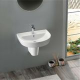Turkuaz Seramik Bella Banyo Lavabo 35 x 45 CM (Bella Yarım Ayaklı)