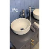 Turkuaz Seramik Cerastyle Aqua 33 cm Tezgah Ustu Canak Mini Lavabo