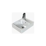 Turkuaz Seramik Cerastyle Dolap Uyumlu & Tezgah Üstü Sharp Lavabo 40X30 044200 - Beyaz
