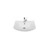 Turkuaz Seramik Cerastyle Evita Serisi 55 x 41 cm Etajerli Lavabo - Beyaz