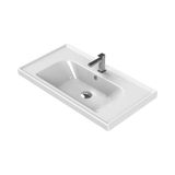 Turkuaz Seramik Cerastyle Frame 50 x 38 CM Etajer Uyumlu Damlalıklı Lavabo