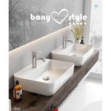 Turkuaz Seramik Cerastyle Hera 48 cm Tezgah Üstü Çanak Lavabo
