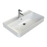 Turkuaz Seramik Cerastyle (Hera) Tezgah Üstü Çanak Lavabo 80X48 B.delikli