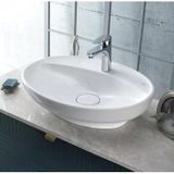 Turkuaz Seramik Cerastyle Lal C Beyaz 60 Cm Tezgah Üstü Lavabo