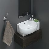 Turkuaz Seramik Cerastyle Mini Köşe Lavabo 28 CM 001300U Hariç