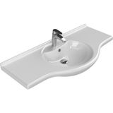 Turkuaz Seramik Cerastyle Nil 120 x 50 cm Etajerli Lavabo - Beyaz