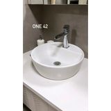 Turkuaz Seramik Cerastyle One 42 cm Tezgah Üstü Çanak Lavabo - Beyaz
