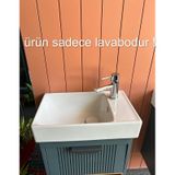 Turkuaz Seramik Cerastyle Sharp Mini 50 x 25 cm Lavabo