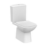 Turkuaz Seramik Duru Klozet Set + Slim PP Yavaş Kapanır Klozet Kapağı - Beyaz