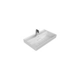 Turkuaz Seramik Etajerli Lavabo Sharp 80 x 48 cm - Beyaz