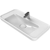 Turkuaz Seramik Lal 80x42 cm Tezgah Üstü Lavabo - 80 x 42 cm - Beyaz