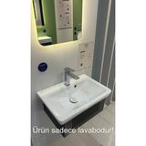 Turkuaz Seramik Porto 55x38 cm Etajerli Lavabo