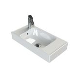 Turkuaz Seramik Sharp 60X30 cm Sol Delikli Lavabo