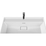 Turkuaz Seramik Sharp Etajerli Lavabo 80 x 48 cm - Beyaz - 80 x 48 cm
