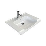 Turkuaz Seramik Turkuaz Cerastyle Anova Etajer Uyumlu Lavabo 65*50 Cm Beyaz