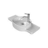 Turkuaz Seramik Turkuaz Cerastyle Harmony Etajerli Lavabo 80*37,5 Cm Beyaz