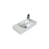 Turkuaz Seramik Turkuaz Cerastyle Sharp Etajer Uyumlu Damlalıklı Lavabo 60*30 Cm