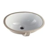 Turkuaz Seramik Turkuaz Cerastyle Tezgah Altı Hilton Yapıştırma Lavabo 35*30 cm - Beyaz