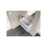 Turkuaz Seramik Turkuaz Sharp Etajer Uyumlu Lavabo 50*25 cm (Sağdan Batarya Delikli)