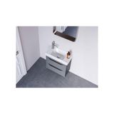 Turkuaz Seramik Turkuaz Sharp Etajer Uyumlu Lavabo 60*30 cm (Soldan Batarya Delikli)