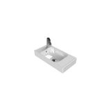 Turkuaz Sharp Etajer Uyumlu Lavabo 60*30 Cm (Soldan Batarya Delikli)