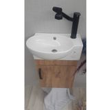 Turkuaz Turkuaz Banyo Ve Tuvalet Mini Köşe Lavabo 28*45 cm