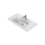 Turkuaz Turkuaz Cerastyle Frame Etajer Uyumlu Damlalıklı Lavabo 70*45 Cm