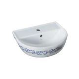 Turkuaz Yumurcak Banyo Lavabo 35X45 Cm