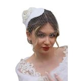 Turkuaz(283) Gelin Kep, Vualet, Şapka, Nikah Ve Dış Çekim Şapkası