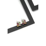 Turmalin Doğal Taş 925 Ayar Gümüş Küpe - Kp-0298