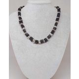 Turmalin & Herkimer Kuvars Taşı Ham Parçalar Otantik Kolye 51328