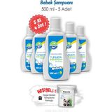 Turmepa 5 Al 4 Öde Bebek Şampuanı 500 ml ve Rosıe - Beyaz - 1 - 5 Yaş
