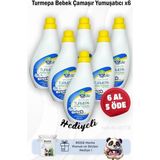 Turmepa 6 Al 5 Öde Bebek Çamaşır Yumuşatıcı 1000 Ml Ve Rosie Pamuk