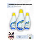 Turmepa Baby Çamaşır Deterjanı 1000 ml x 3 ve Rosie Pamuk