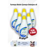 Turmepa Bebek Çamaşır Deterjanı 1000 ml 6 Al 5 Öde ve Rosie Pamuk
