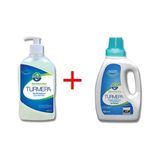 Turmepa Sıvı Sabun 500 ml + Bul. Mak. Det. 750 ml - Beyaz - Standart