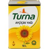 Turna Ayçiçek Yağı 18 Lt Teneke