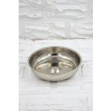 Turna Bakır Kurnacı Hamam Tası 20 Cm El Dövme Nikel Turna4054-2