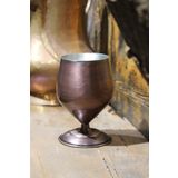 Turna Bakır Merlot Şarap Kadeh 500 Ml Düz Oksit Turna0504-3