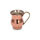 Turna Bakır Mini Zemzem Maşrapa Düz 100 ml Kırmızı TURNA0496-1 - 1 Adet