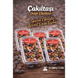 Turna Shopping Center Renkli Çakıl Taşı Draje Çikolata 200 gr x 5 Adet (1 Kg)