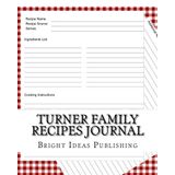 Turner Family Recipes Journal