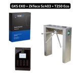 Turnike ve ZkTeco Kart Okuyuculu Personel Giriş Çıkış Sistemi Seti