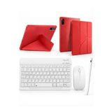 TUROTTO Galaxy Tab S11 ULTRA X930 İle Uyumlu Standlı Kılıf Dokunmatik Kalem ve Klavye Mouse Set