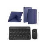 TUROTTO Galaxy Tab S11 X730 İle Uyumlu Standlı Kılıf Dokunmatik Kalem ve Klavye Mouse Set