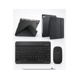 TUROTTO İPad Air 11" M2 / M3 Air 4./5./6. Nesil ile Uyumlu Standlı Kılıf Dokunmatik Kalem ve Klavye Mouse Set