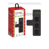 TUROVE Yeni Nesil 3 Lü Duvar Priz Termal Akım Korumalı 3-x-usb 1-type-c 20 W Elektronik Ürünler Için Uygun
