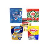 Turqstore Bulaşık Makinesi Tablet Tanışma Paketi - Fairy Platinum Plus, Finish Quantum, Asperox Sparx, Bingo Promax